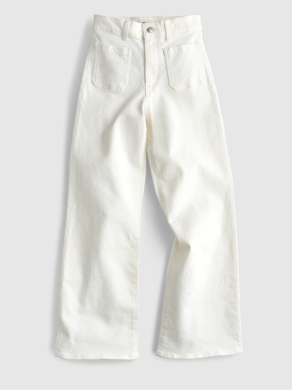 Madewell NWT The Short Emmy Wide-Leg Jean Tile White Size 26